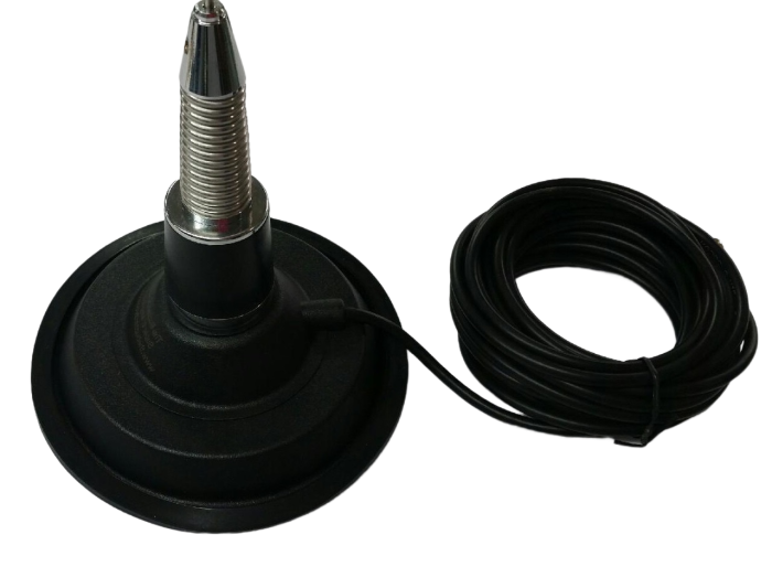Buzzard's Roost Long Range Super 6" Magmount with Spring Whip