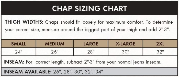 HIGH-N-DRY CHAPS #604 - Image 2