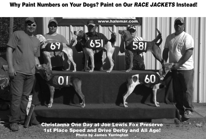 Lightweight Paint Your Own Numbers Field Trial Race Jackets/Blankets - Image 2