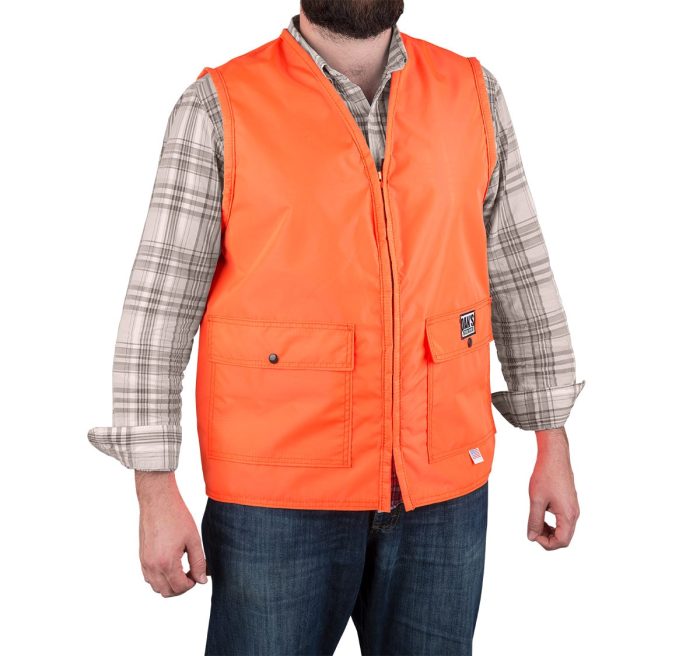 HEAVY DUTY BLAZE ORANGE VEST #411