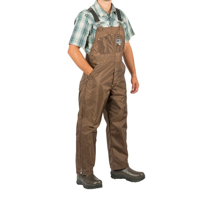 HIGH-N-DRI BROWN WATERPROOF BIBS # 315-BR