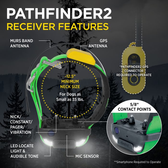 Dogtra PATHFINDER2 Additional Collar - Green - Image 2