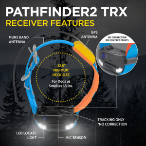 Dogtra PATHFINDER2 Additional TRX Collar - Blue - Image 2