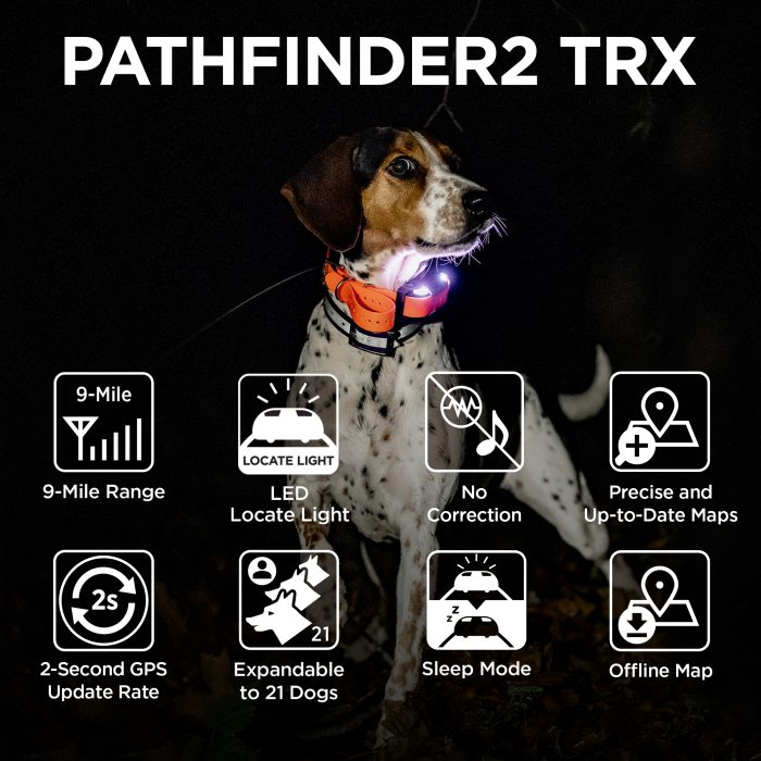 Dogtra PATHFINDER2 Additional TRX Collar - Blue - Image 3