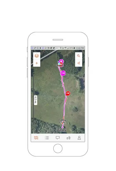 Garmin Explore mobile application screenshot