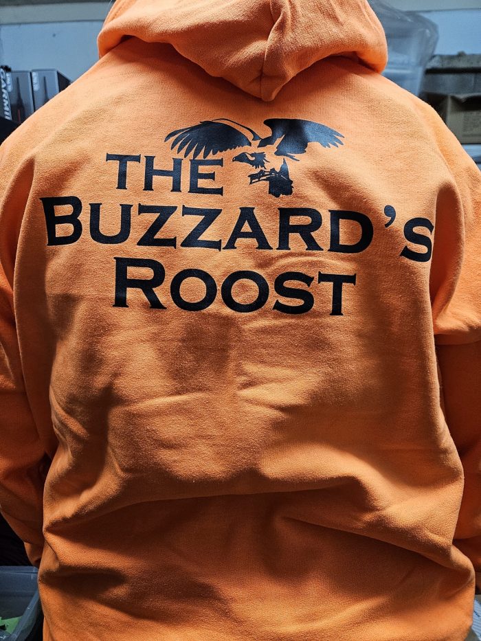 Blaze Orange Buzzard’s Roost Hoodie